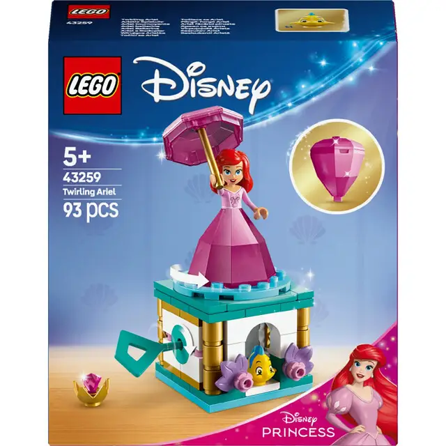 Nieuw Model Lego 43259 Disney Princess Twirling Ariel