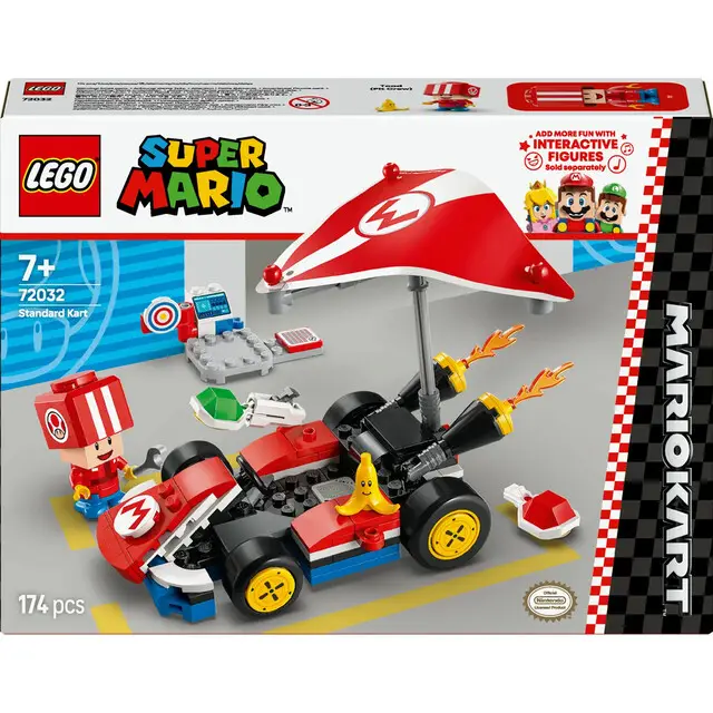 Hoge Kwaliteit Lego 72032 Super Mario Kart Standard Kart