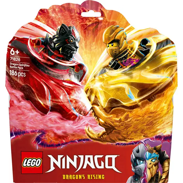 Laatste Versie Lego 71826 Ninjago Action Dragon Spinjitzu Battle Pack