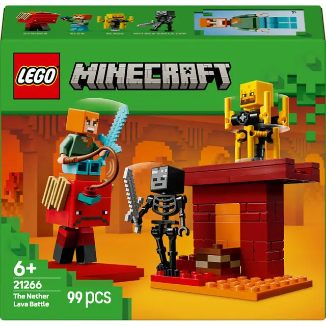 Lego 21266 Minecraft The Nether Lava Battle Uitverkoop