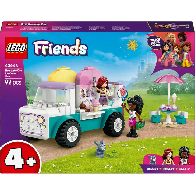 Premium Lego 42644 Friends Heartlake City Ice Cream Truck
