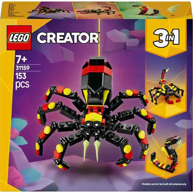 Lego 31159 Creator Wild Animal Surprising Spider Modern