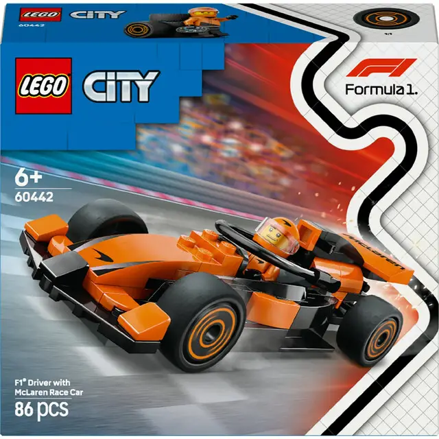 Hete Deal Lego 60442 City Formule 1 McLaren Vehicle