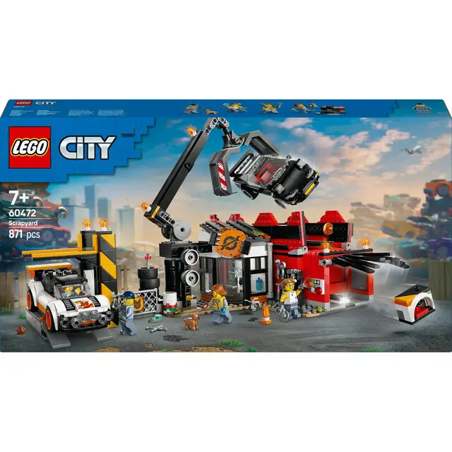 Lego 60472 City Scrapyard with Cars Bestel Nu