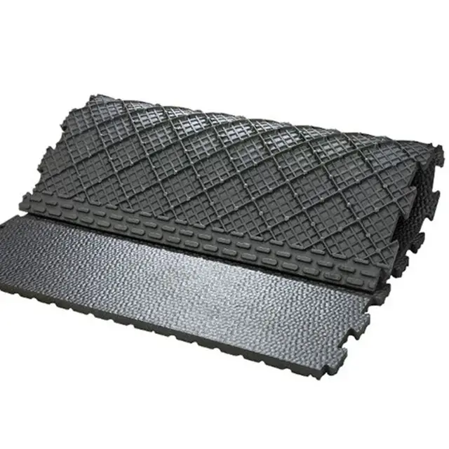 Rubbermat CALMA Puzzel 115x150cm. 30mm. Hamerslag/Wafelprofiel Merkproduct