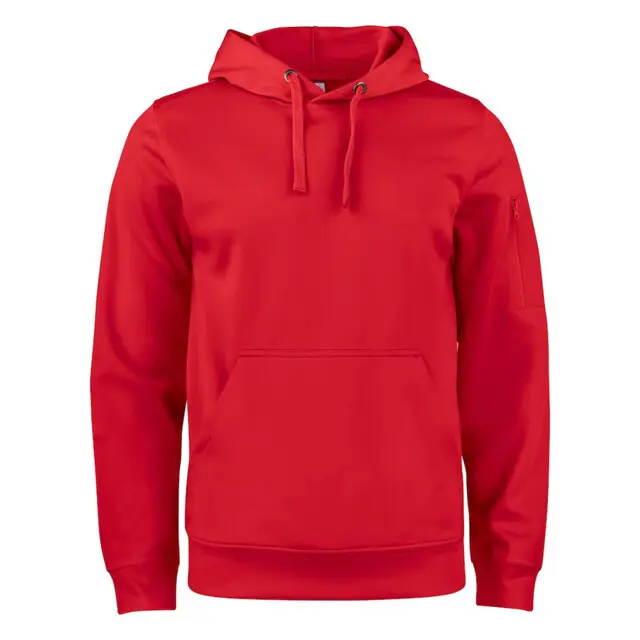 Clique Basic Active Hoodie Rood - Maat L Handgemaakt