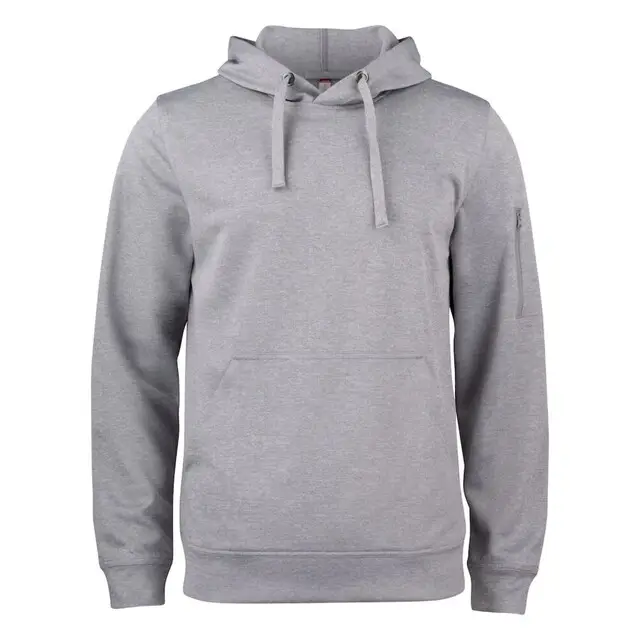 In De Mode Clique Basic Active Hoodie Grijsmelange - Maat XL
