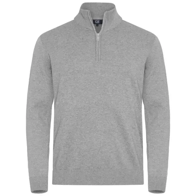 Actieprijs Cutter &Buck Oakville Hz Sweater Heren Grijs Mél 4XL