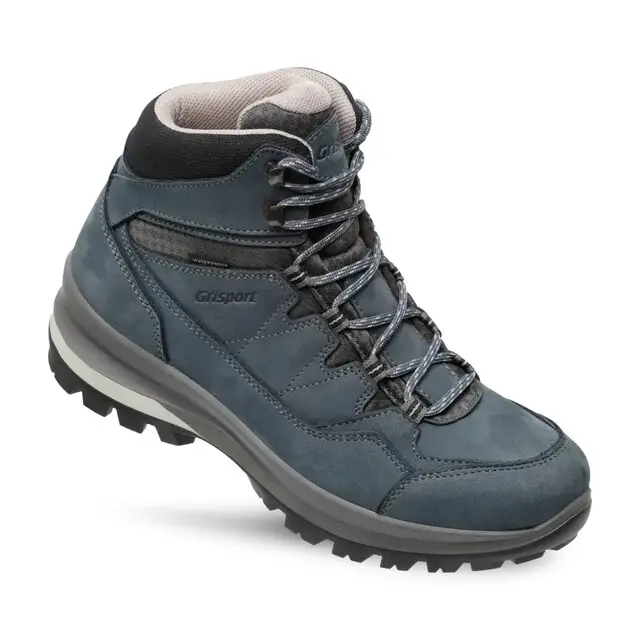 Grisport Wandelschoenen Bari Hoog Blauw Maat 36 Seizoensaanbieding