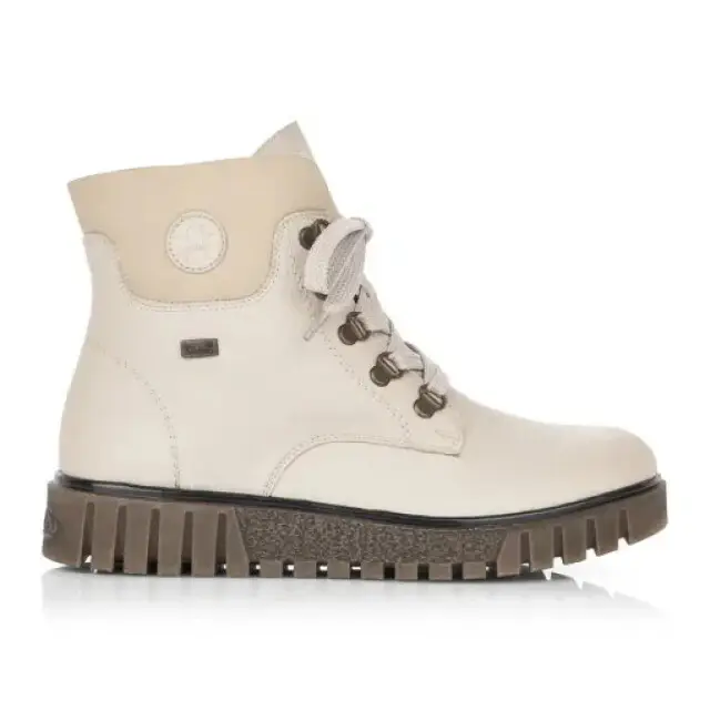 Gratis Retour Rieker Dameslaars Veter Creme Maat 36