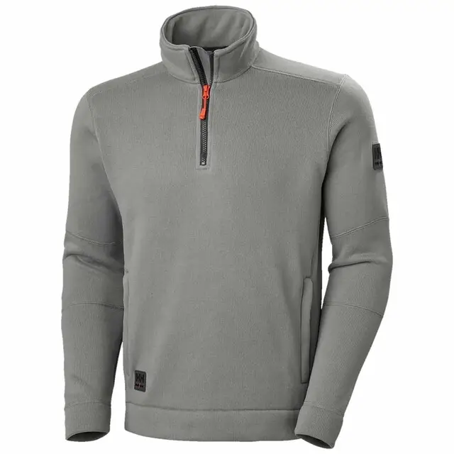 Nieuwe Collectie Helly Hansen Kensington Evo Knit Fleece Halfzip Grijs - Maat M
