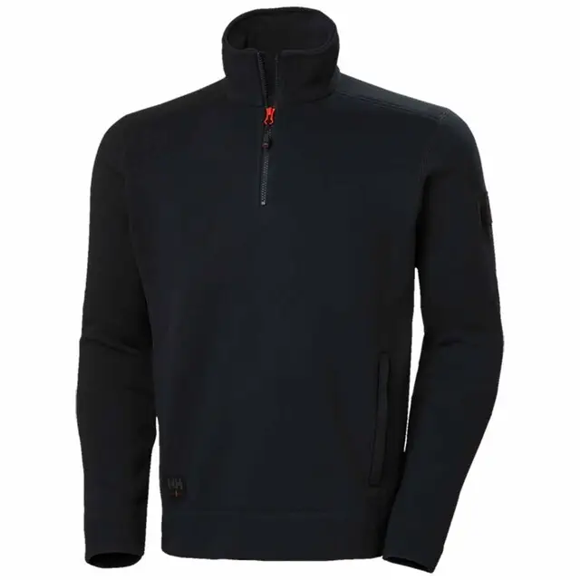 Helly Hansen Kensington Evo Knit Fleece Halfzip 990 Zwart - Maat M Must-Have