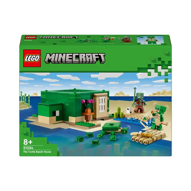 LEGO Minecraft 21254 - Het schildpadstrandhuis Dagaanbieding