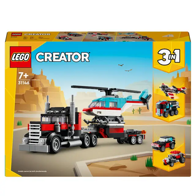 LEGO Creator 31146 - Truck met helikopter Modern