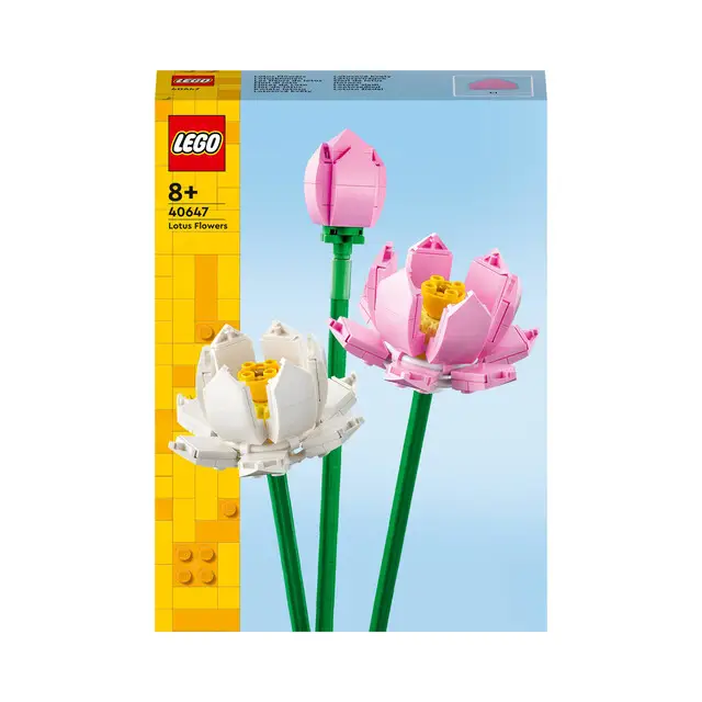 LEGO ICONS 40647 - 40647 Creator Lotusbloemen Bloemen Bouw en Decoratie Set Gratis Retour