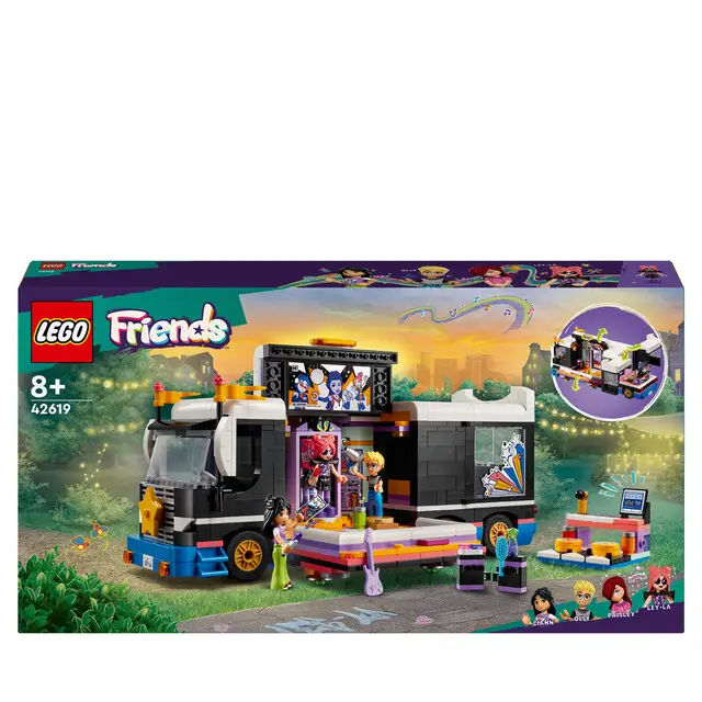 LEGO Friends 42619 - Toerbus van popster Actieprijs