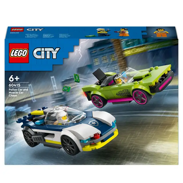 LEGO City 60415 - Politiewagen en snelle autoachtervolging Nieuw Model