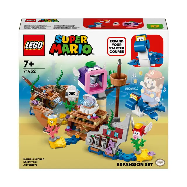 LEGO Super Mario 71432 - Uitbreidingsset: Dorries gezonken scheepswrak Weekendaanbieding
