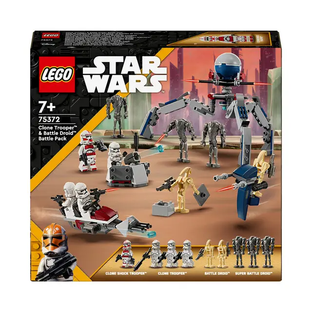Fabrieksprijs LEGO Star Wars 75372 - Clone Trooper™ & Battle Droid™ Battle Pack