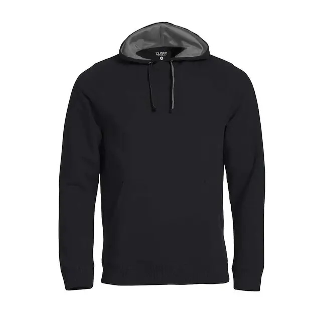 Nieuw Clique Classic Hoodie Zwart Maat L