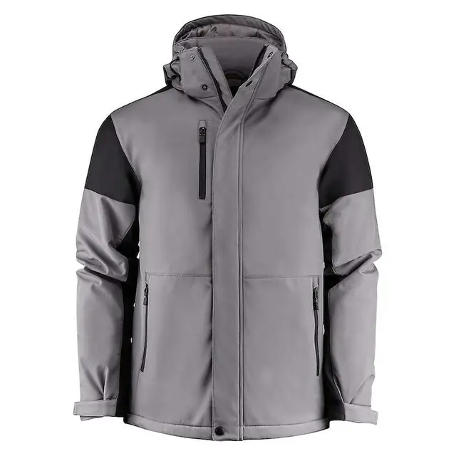 Prime Padded Softshell Jas heren staalgrijs/zwart - maat XXL Lage Prijs