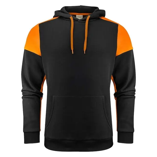 Modern Printer Prime Hoodie unisex zwart/oranje - maat 3XL