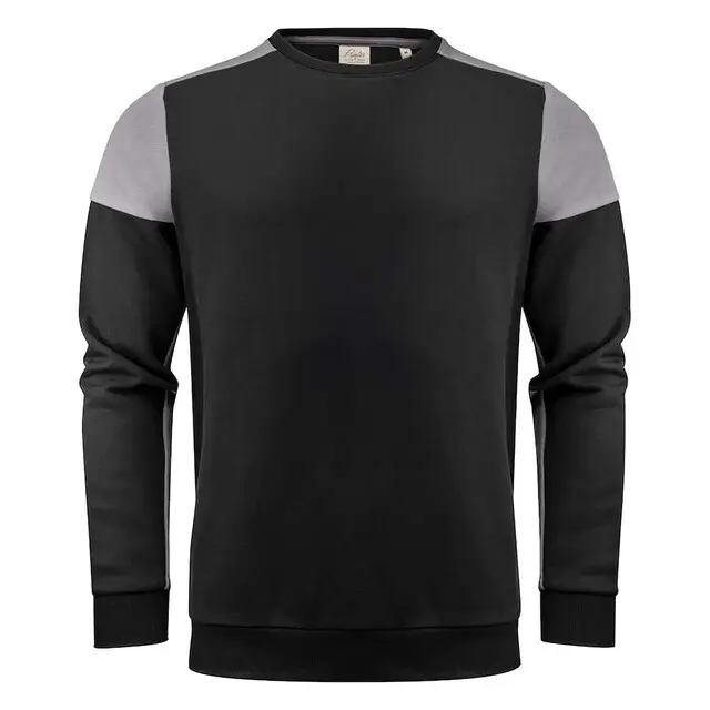 Speciale Aanbieding Printer Prime Crewneck trui zwart/staalgrijs - maat XS