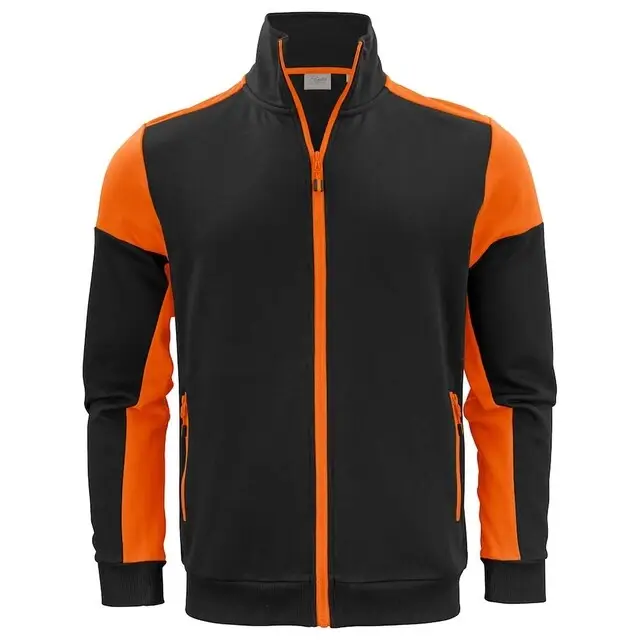 Printer Prime Sweater jacketvest zwart/oranje - maat M Weekendaanbieding