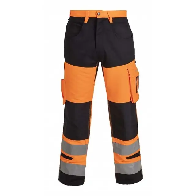 Koopje Hydrowear EN20471 Broek Trendy Hi-Vis Oranje/Zwart - 50S