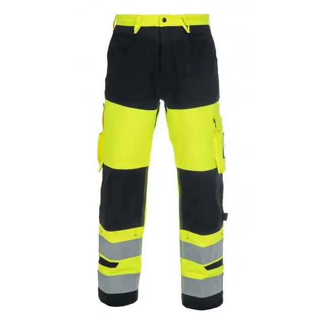 Gecertificeerd Hydrowear EN20471 Broek Trendy Hi-Vis Geel/Zwart - 62S