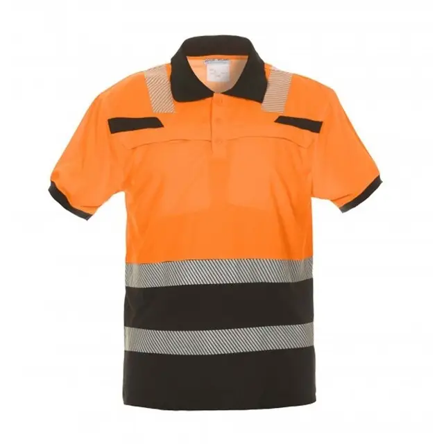 Origineel Hydrowear Polo Shirt Thorne Trendy Hi-Vis Oranje/Zwart - XL