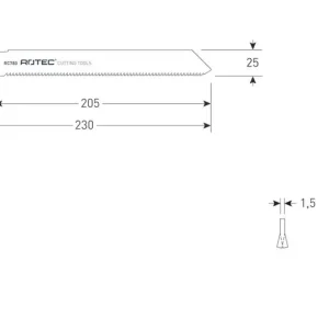 Actieprijs Rotec Recipro Zaagblad Rc780 - 2 Stuks