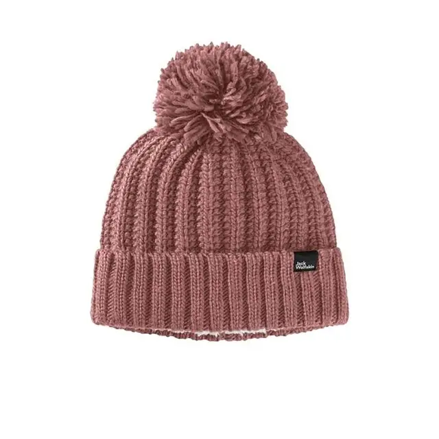 Jack Wolfskin HIGHLOFT KNIT BEANIE W afterglow maat S Merkproduct