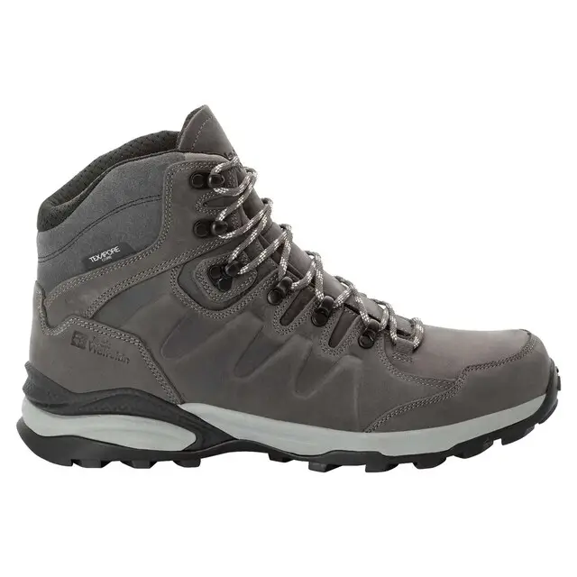 Laatste Versie Jack Wolfskin Wandelschoen Refugio Prime Texapore Mid Slate Grey Man - Maat 44