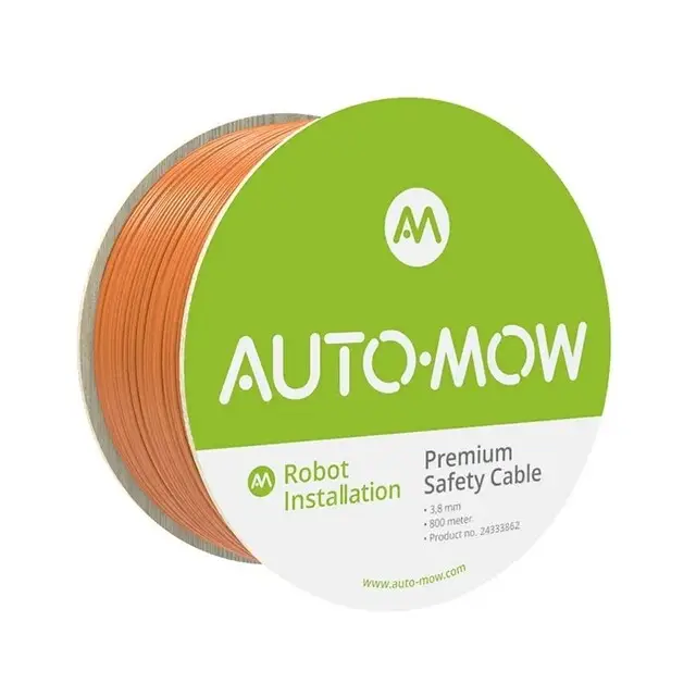 Merkproduct Auto-Mow Premium Begrenzingsdraad Robotmaaiers Ø 3,8 mm- Lengte 500 m Oranje