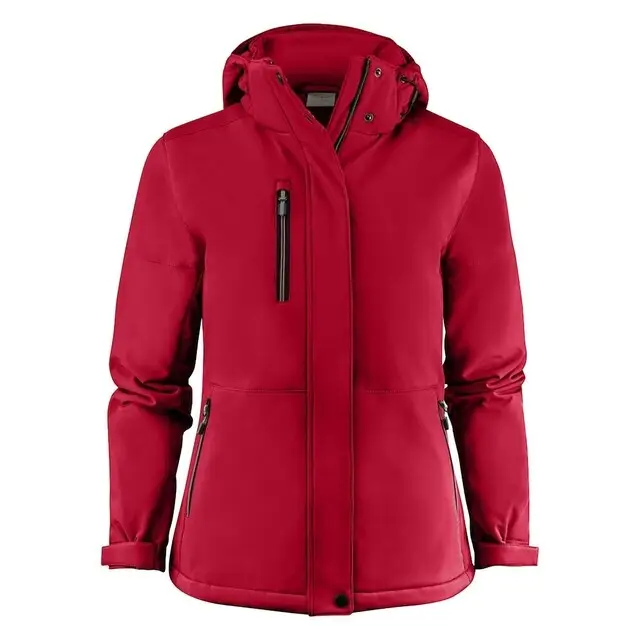 Koop Online Printer Softshell Jas Dames Rood - Maat M