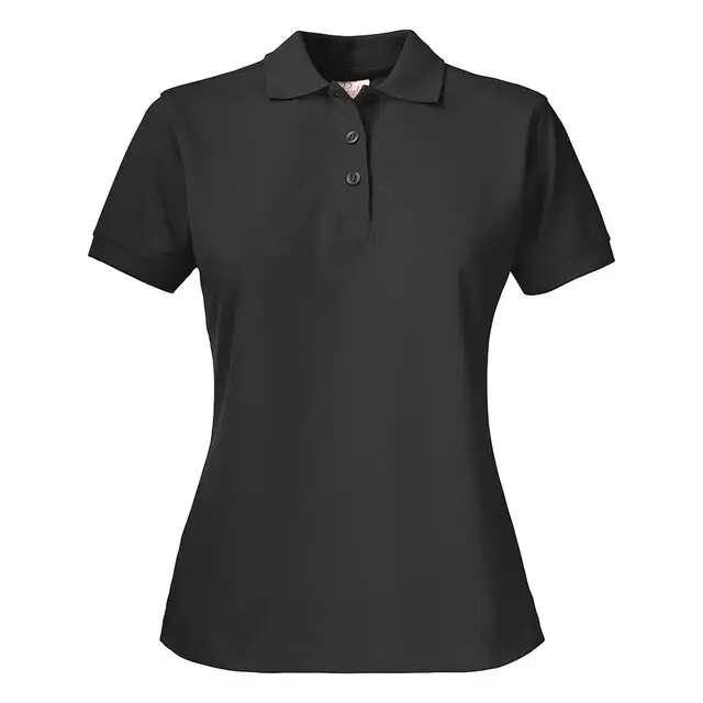 Printer Surf Pro Polo Pique Dames Zwart - Maat XL Lage Prijs