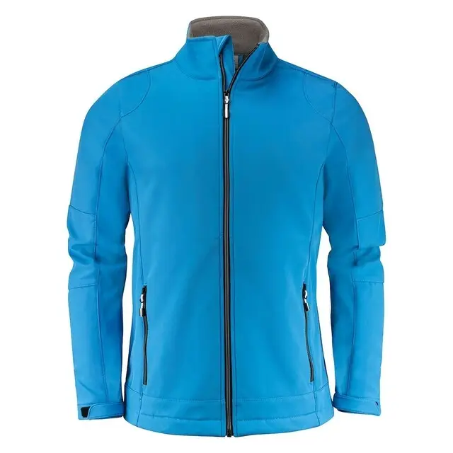 Printer Trial Softshell Jas Heren Blauw - Maat 4XL Beste Prijs