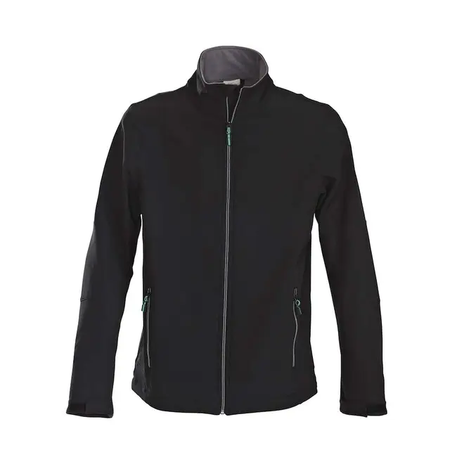 Rechtstreeks Van De Fabrikant Printer Trial Softshell Jas Heren Zwart - Maat 4XL