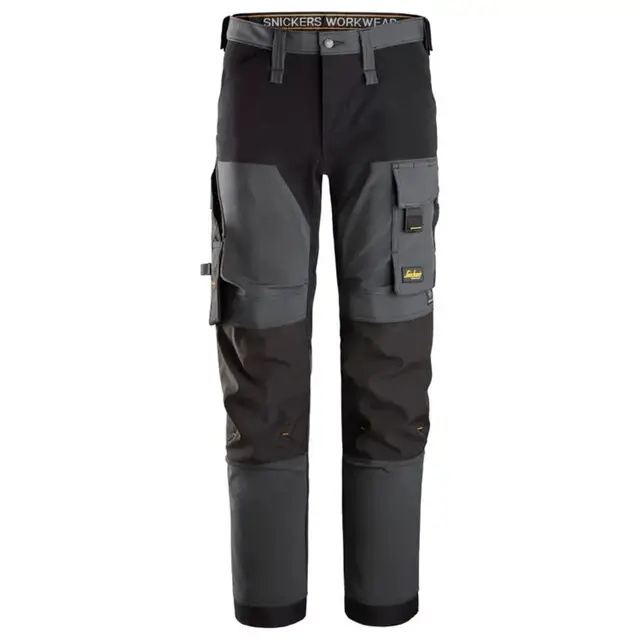 Origineel Snickers Stretch Broek 6375 Staal Grijs - Zwart (5804) Maat 052