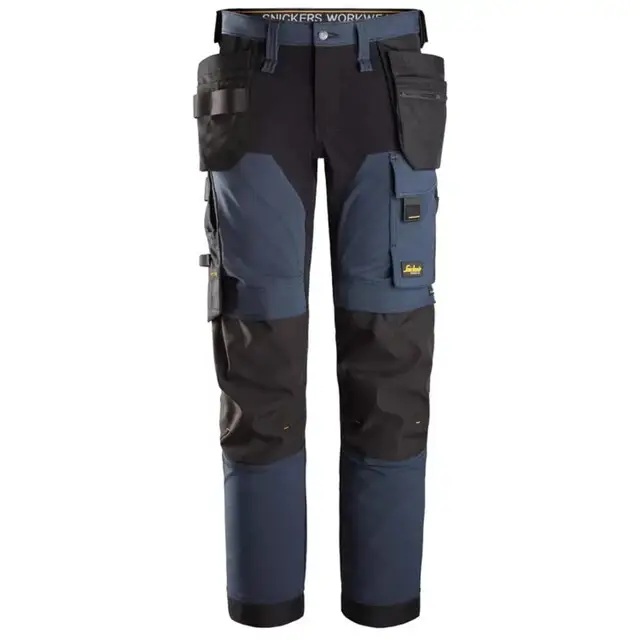 Snickers Stretch Broek 6275 Donker Blauw - Zwart (9504) Maat 052 Gratis Verzending