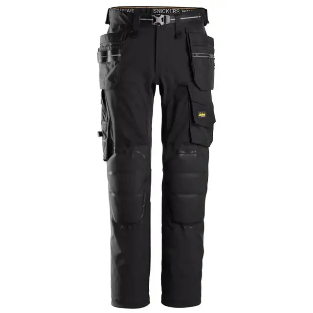 Garantie Inbegrepen Snickers Allroundwork Broek Capsulized Kniestuk 6590 Zwart (0404) Maat 54