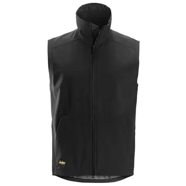 Snickers Soft Shell Bodywarmer 4505 Zwart (0400) Maat XS Exclusief