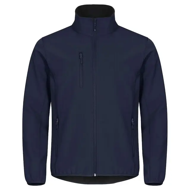 Aanbieding Clique Klassiek Softshell Jacket Heren Donkerblauw - Maat 3XL