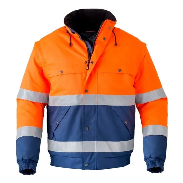 Wereldwijde Verzending HAVEP Hi-Vis All Season Jack 5139 Oranje/Marine Maat 3XL