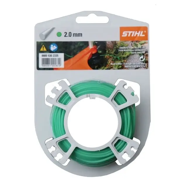 Weekendaanbieding Grasnylon / Maaidraad Stihl 2,0mm X 15,2mtr. Nr.0000 930 2416 Groen