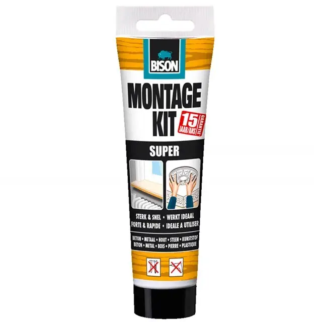 Bison Montagekit Super Tube Wit 200 Gram Origineel