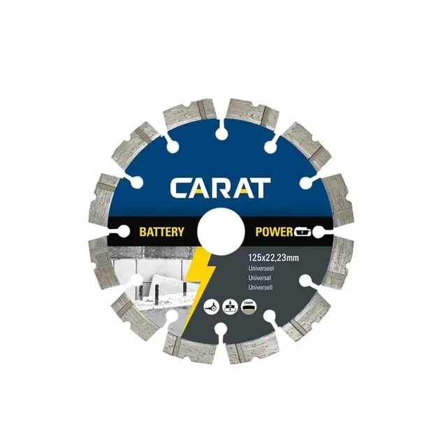 Carat Diamantzaag Battery Power Universeel Ø125x22,23 Mm Goedkoop
