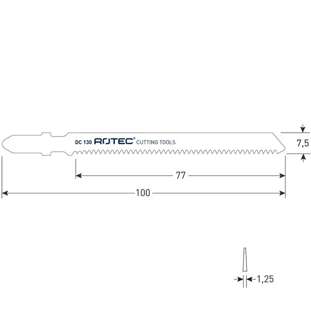 Express Levering Rotec Decoupeerzaagblad DC130 / T101AIF BIM