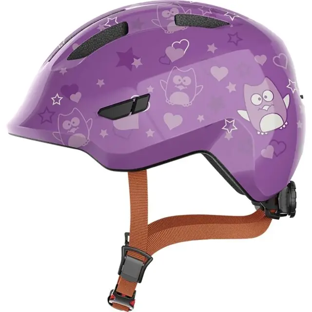Abus Fietshelm Smiley 3.0 Purple Star - maat S Origineel